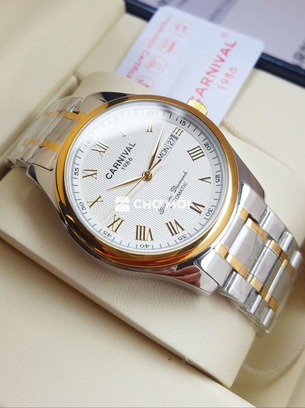 Đồng Hồ Cơ Bọc Vàng Thép Đúc Cực Đẹp Chính Hãng .