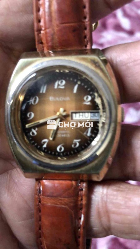 Bulova Thụy Sĩ cổ 1975, size nam 36,23 jewels