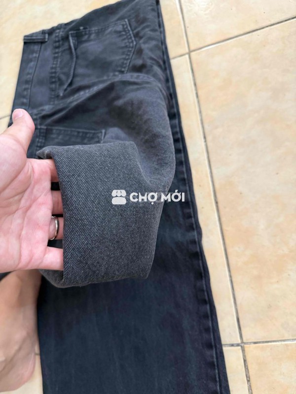 Quần jeans đen xám tiêu S