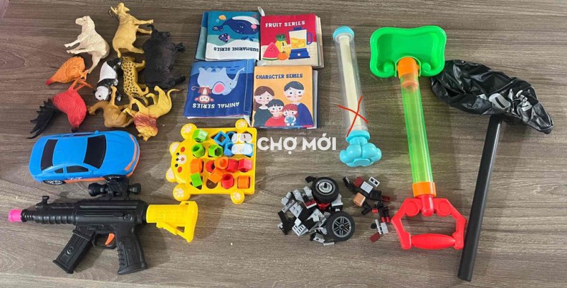Thanh lý đồ chơi cho bé tất cả 150k