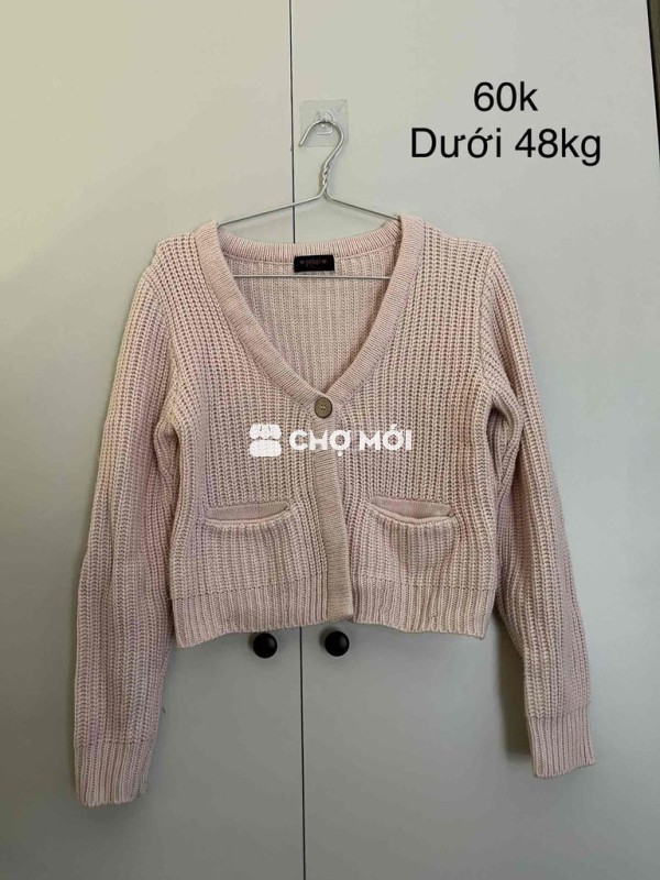 ( chuyên 2 hand ) Áo khoác len cardigan nữ 40-55kg
