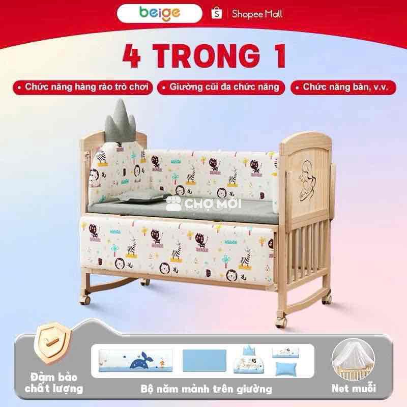 Pass cũi cho bé hãng Beige mới 100% nguyên