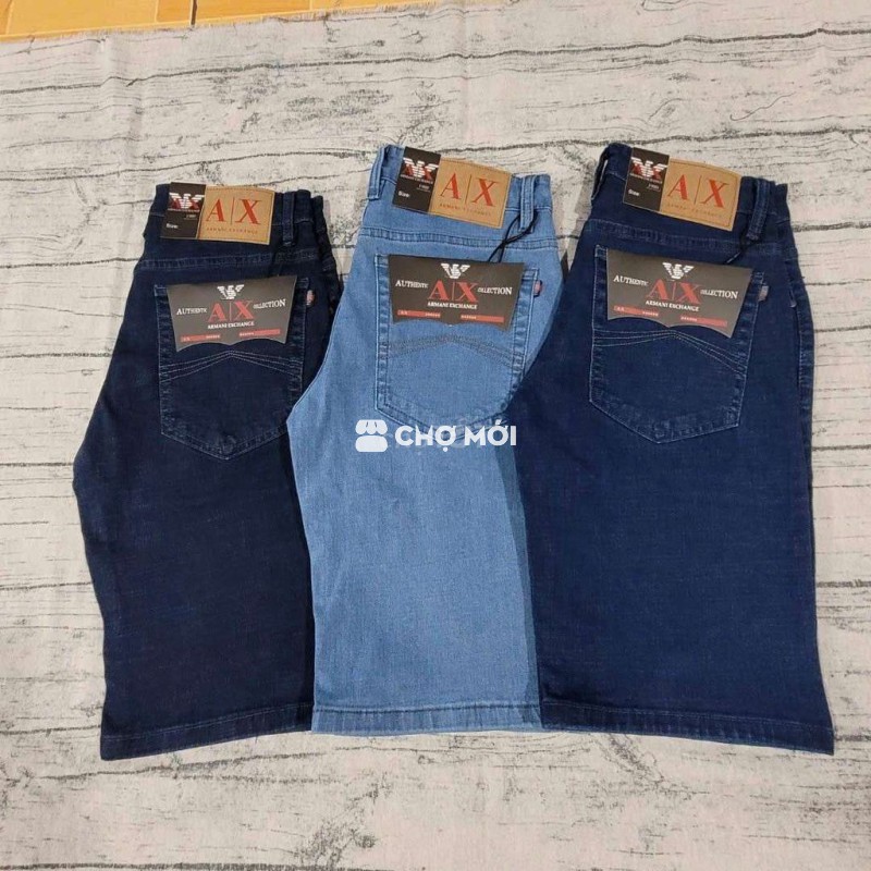 Quần short jean Nam chất liệu co giãn chỉ 159k