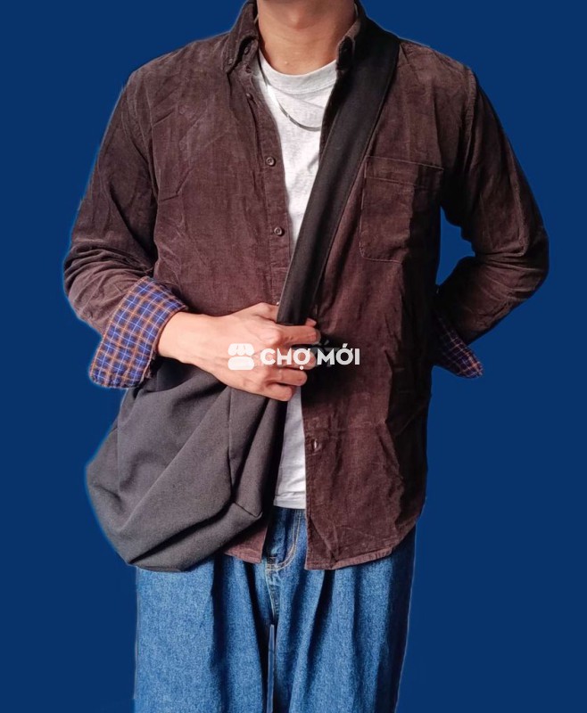 Áo sơ mi nhung tăm cao cấp Uniqlo