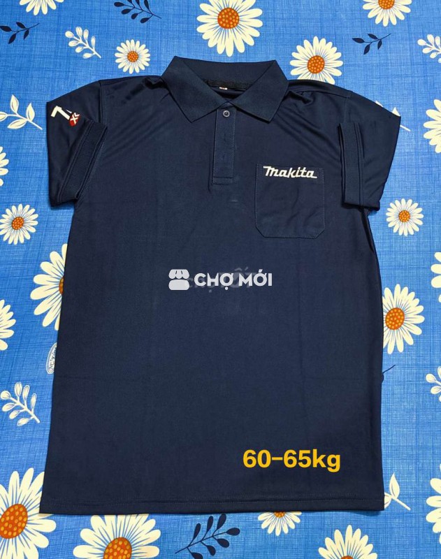 Áo thun polo có cổ nam size 60-65kg