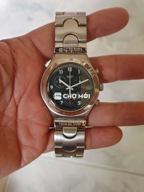 Swatch pin Thụy sĩ full 6kim chonograh