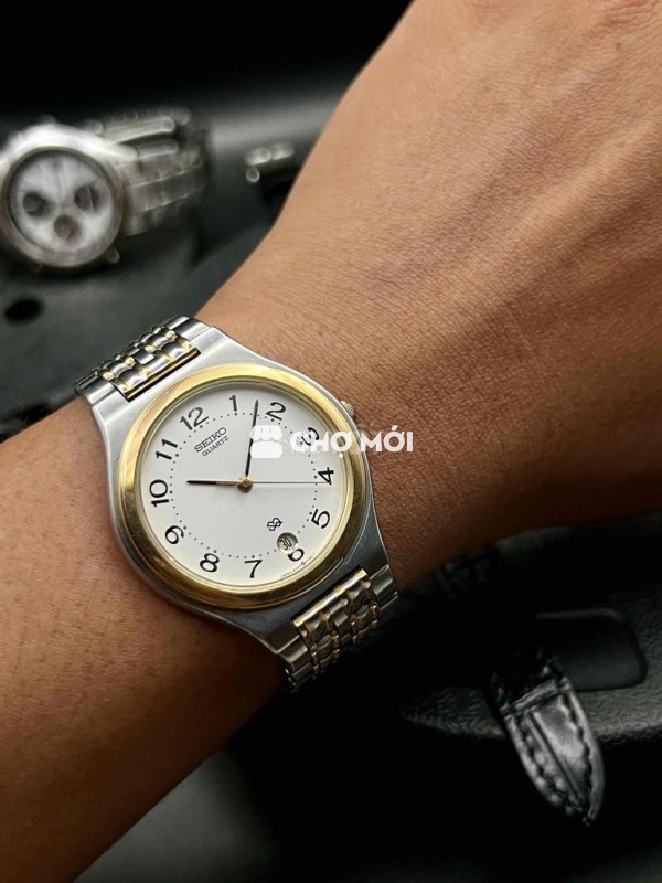 Đồng hồ Seiko SQ demi vàng thanh lịch cổ điển