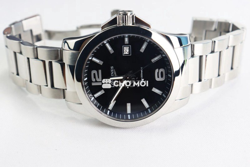 ĐH Nam Longines Conquest 3 kim mặt đen Size 41mm