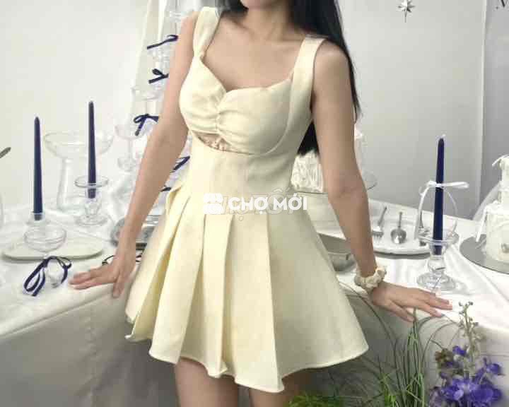 Set Váy Dạ Xếp Ly