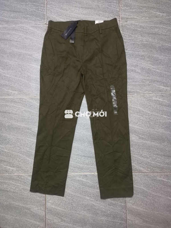 Quần kaki Giordano Selvedge HypeGolfNewTag size 28