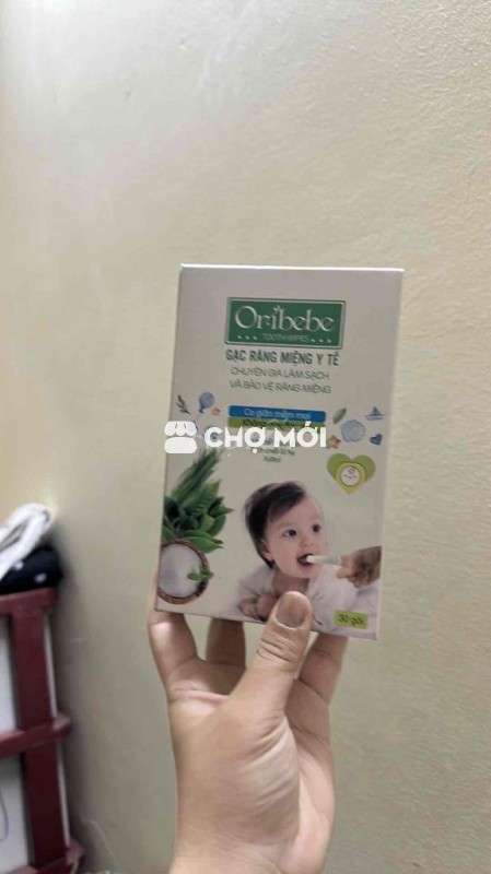 Hộp gạc rơ lưỡi cho bé