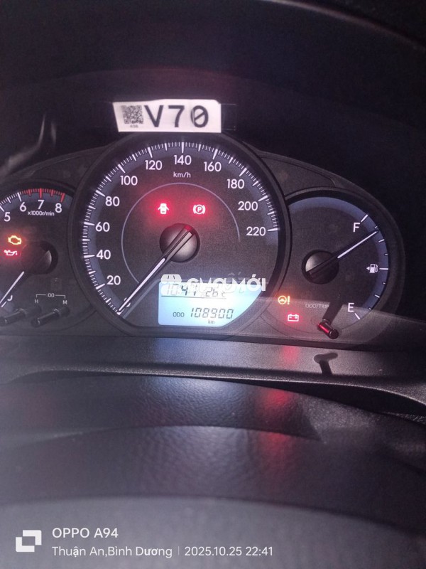 Toyota Vios 2019 1.5E MT - 110000 km