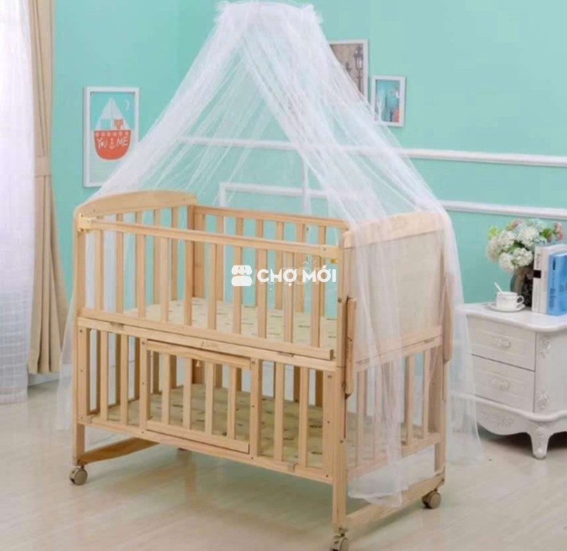 Cũi cho bé, giường cho bé (2in1)