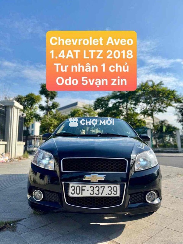 Chevrolet Aveo 1.4AT LTZ 2018 1 chủ 5vạn zin