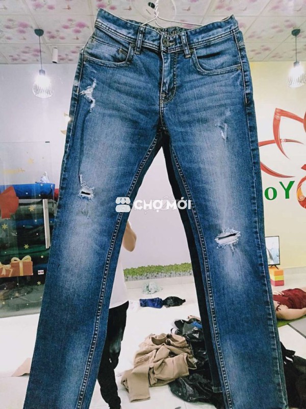 Xả 6 quần jean nam size 28 hàng mới