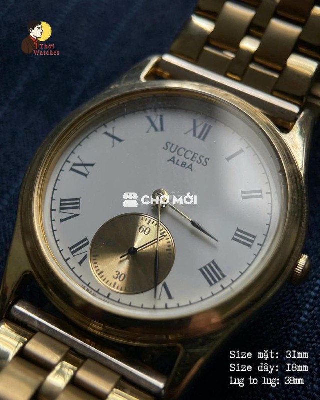 Alba Success Vintage Gold Watch
