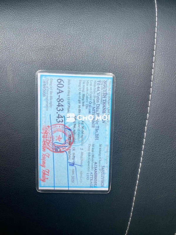 Mitsubishi Attrage 2020 1.2L CVT -PRE - 45000 km