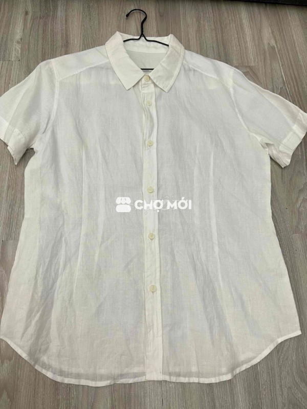 Áo Linen Nam trắng tinh - XL