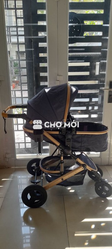 Xe đẩy CHILUX v1.6 gấp gọn màu xanh đậm