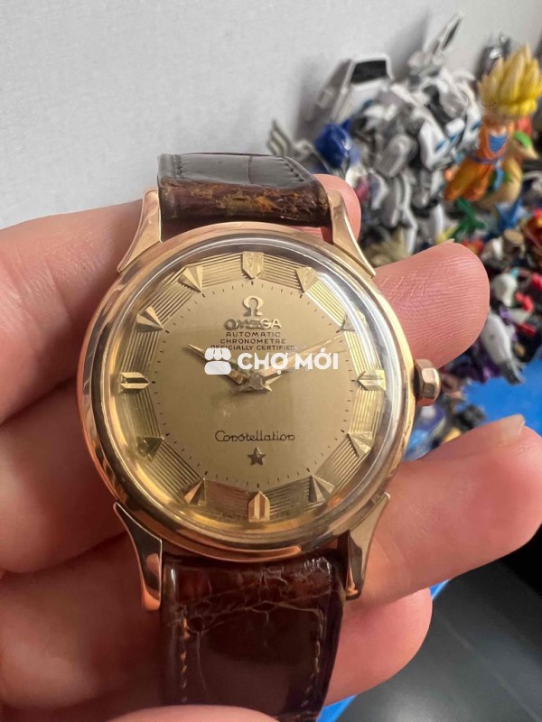 Omega Constellation Bát Quái Vàng Đúc 18k