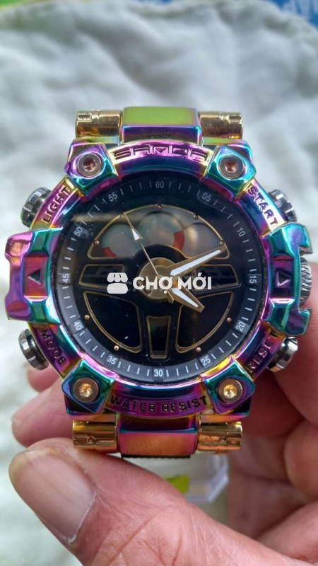 Bán đồng hồ nam tính ngũ sắc bắt mắt cá tính