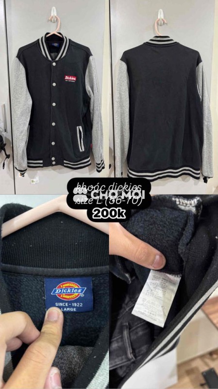 áo khoác dickies và bape