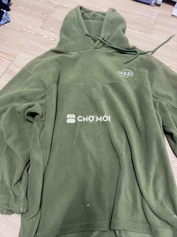 Áo hoodie nỉ AAXI xanh rêu cho cả nam và nữ