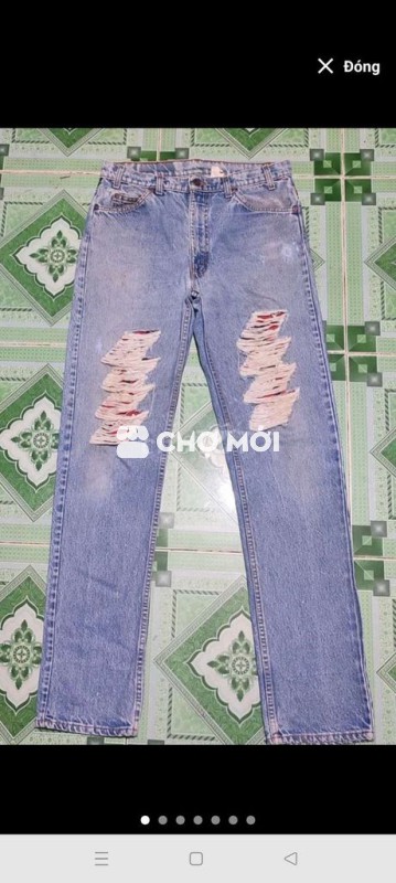 LEVI'S 505 jeans 100%cotton made in USA Size 32-30