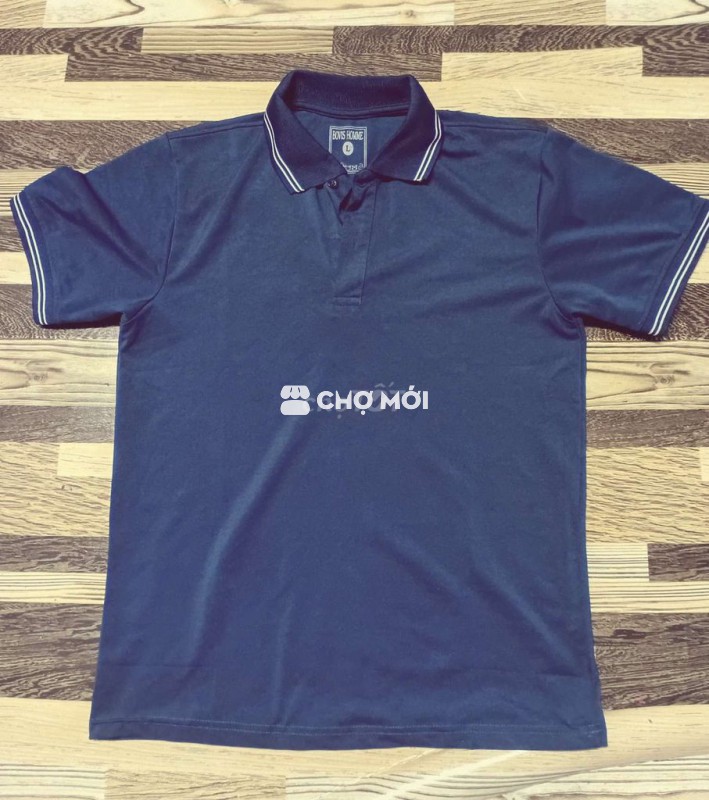 Pass áo thun nam 65kg mới 95% ,màu xanh đen vải