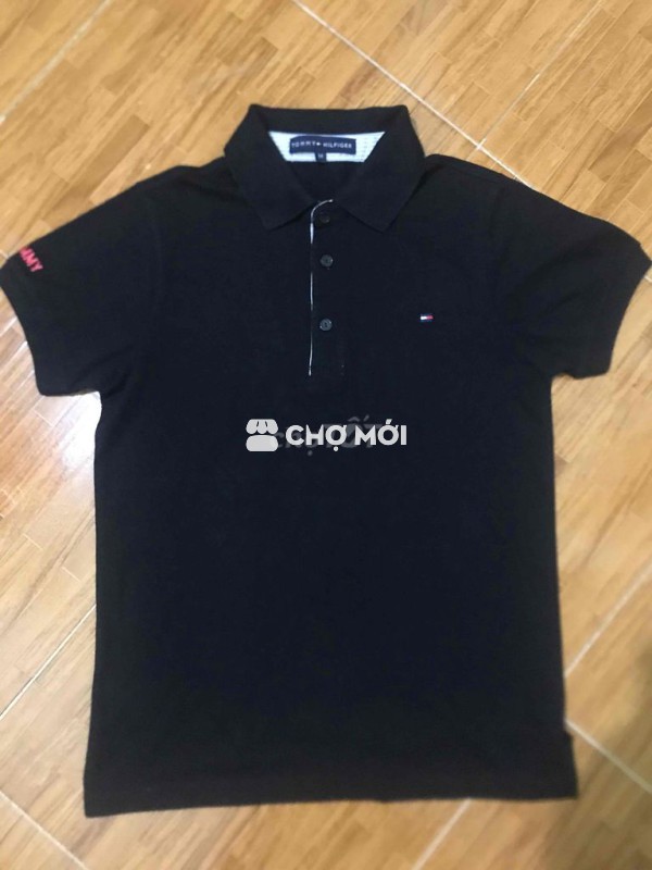 Polo nam TOMMY màu đen size M