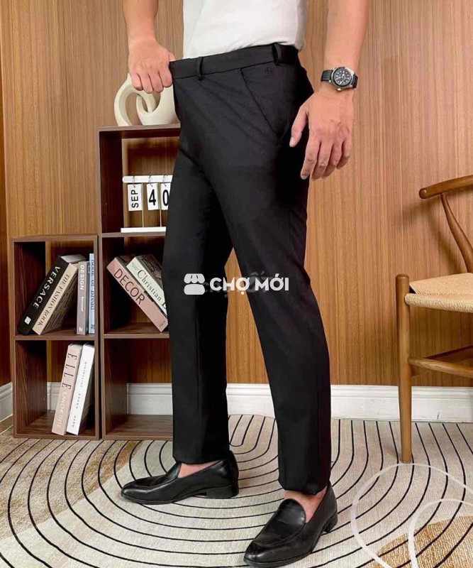 Quần Âu Nam Cao Cấp Vải Chéo 81 From ôm slimfit
