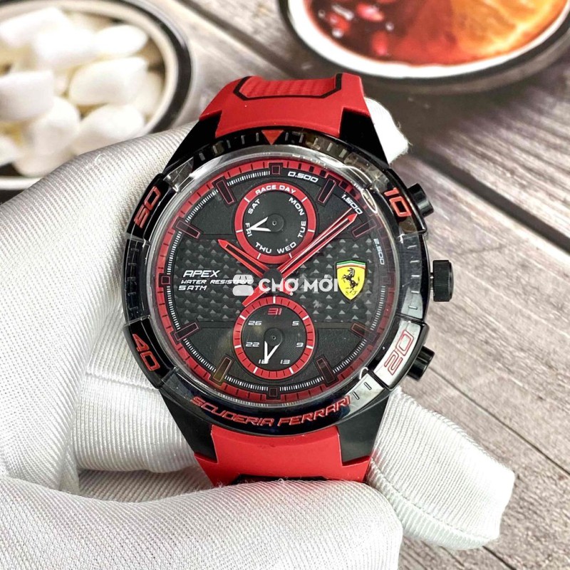 Đồng hồ nam Ferrari Apex dây cao su