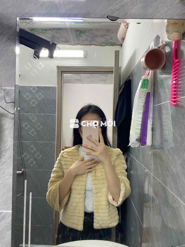 Áo khoác lông gân