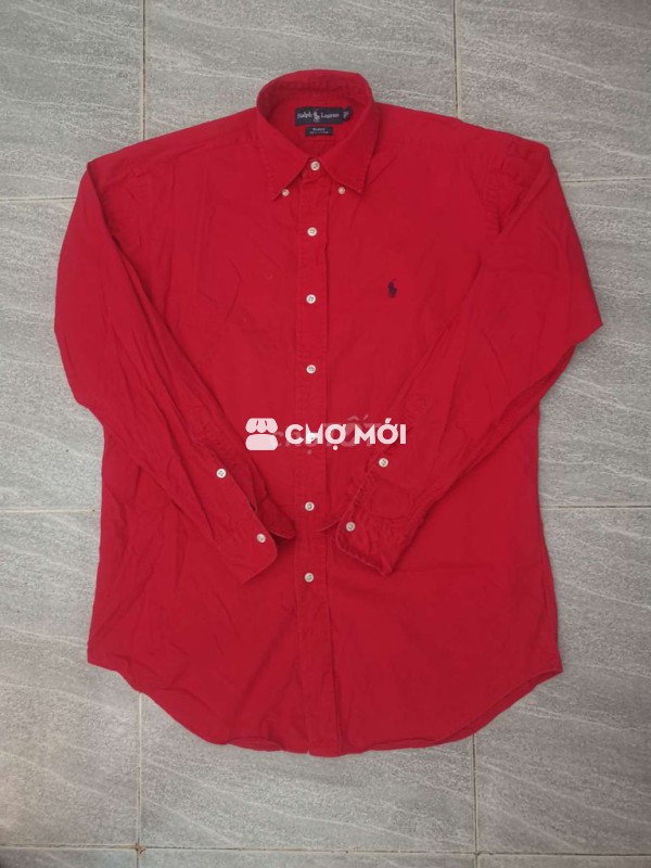 Áo sơmi khoác Ralph Lauren U.SHupeOxford Fi form L