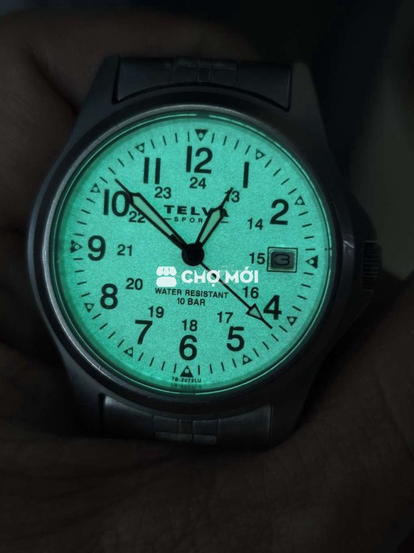 Đồng hồ nhật Telva full mặt dạ quang