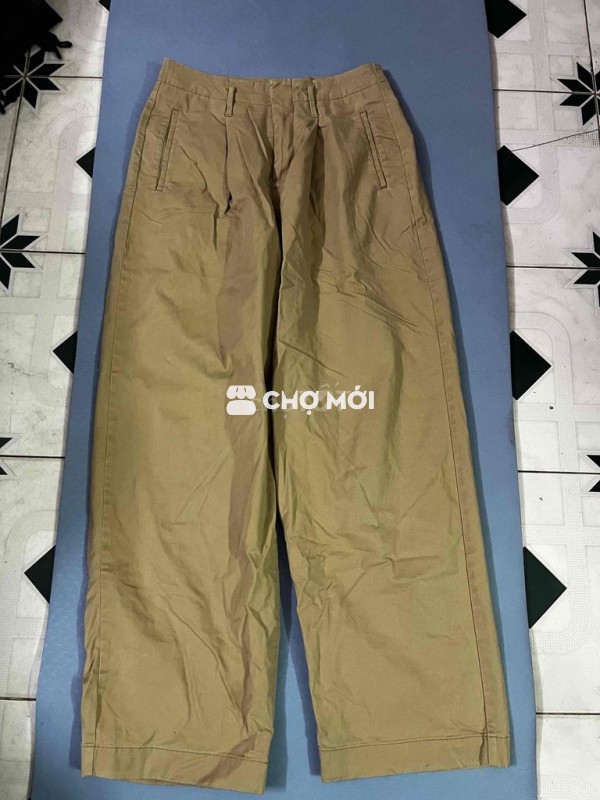 Quần kaki routine màu be