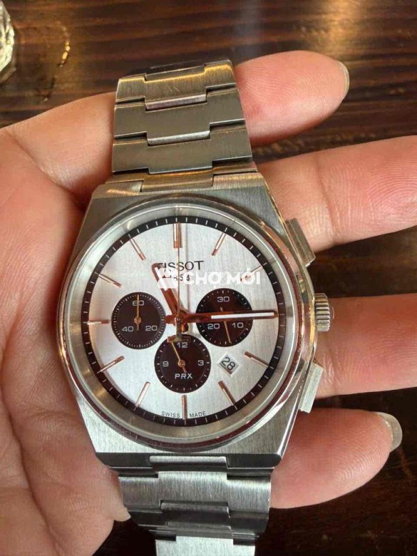Tissot prx chronorap mặt gấu trúc. Size 41mm Hàng