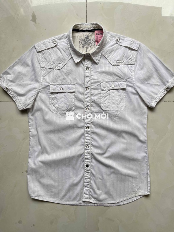 Sơ mi hiệu Guess Slim Fit 17732 Size L chính hãng