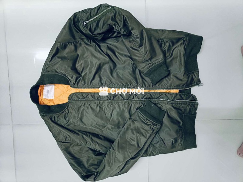 Áo khoác bomber xịn chính hãng vải dày size M/L
