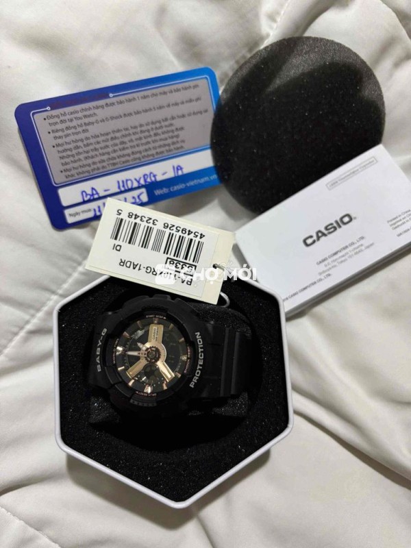 đồng hồ casio dây nhựa BABYG BA-110XRG-1ADR