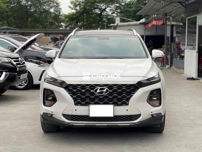 Santafe 2.4L xăng cao cấp sx 2020 màu trắng