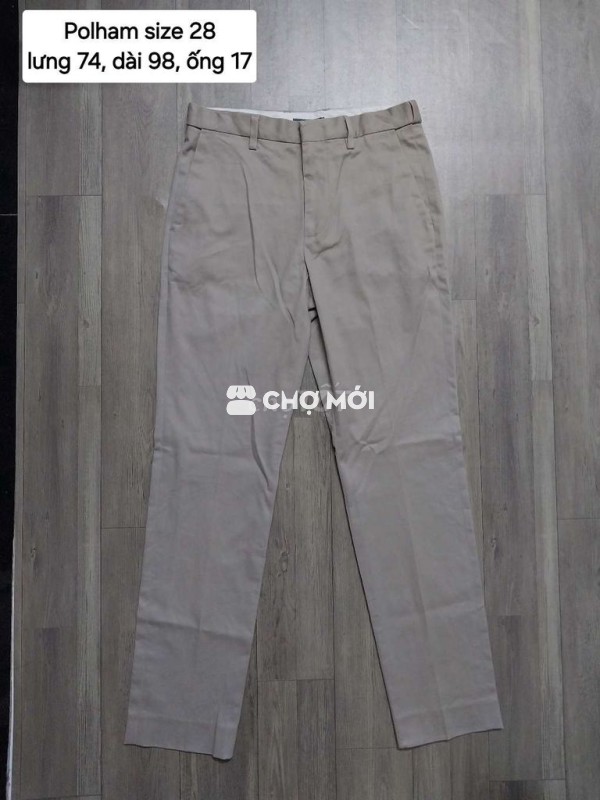Quần tây Polham size 28, độ mới 99%
