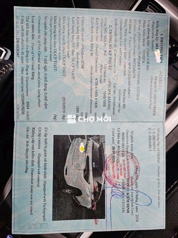 2 67 2021 2.7V 4x2 AT - 38000 km