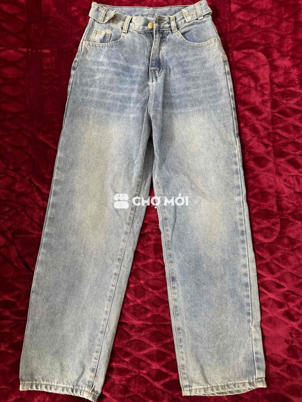 Quần jeans xanh size L