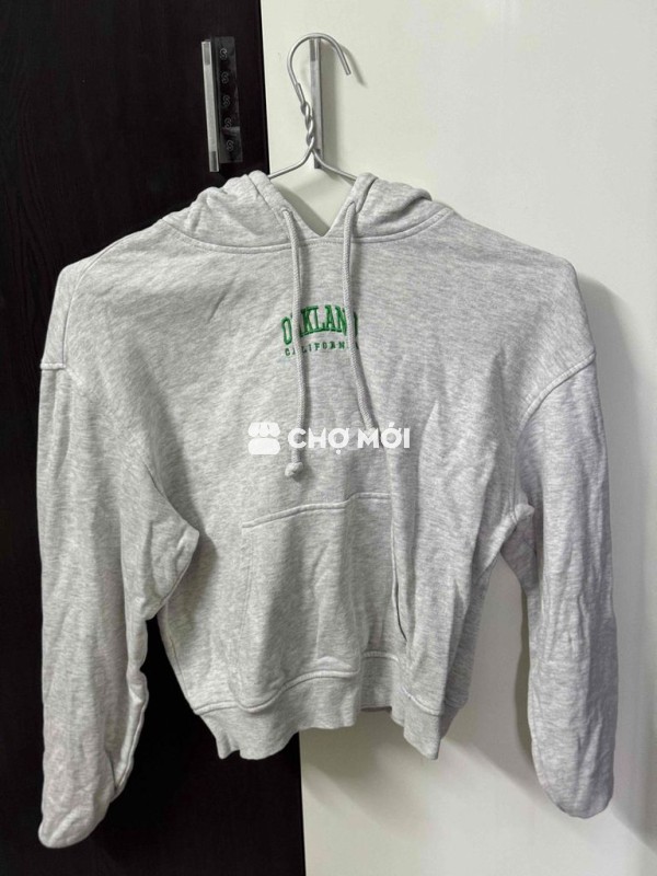 Áo hoodie nữ Croptop vải nỉ