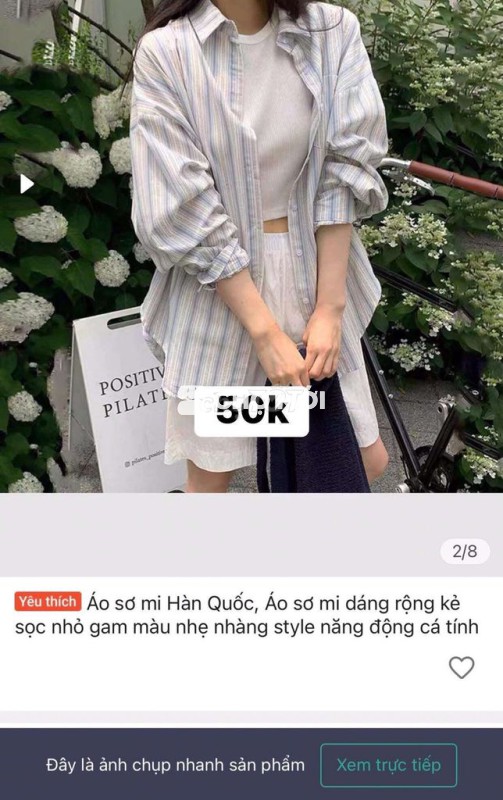 Áo sơ mi nữ kẻ sọc