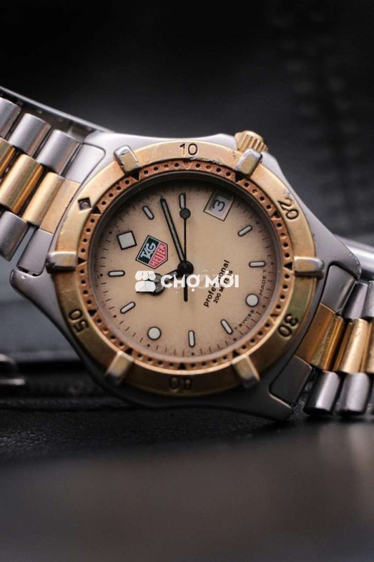 Đồng hồ Tag Heuer demi vàng form diver cool ngầu