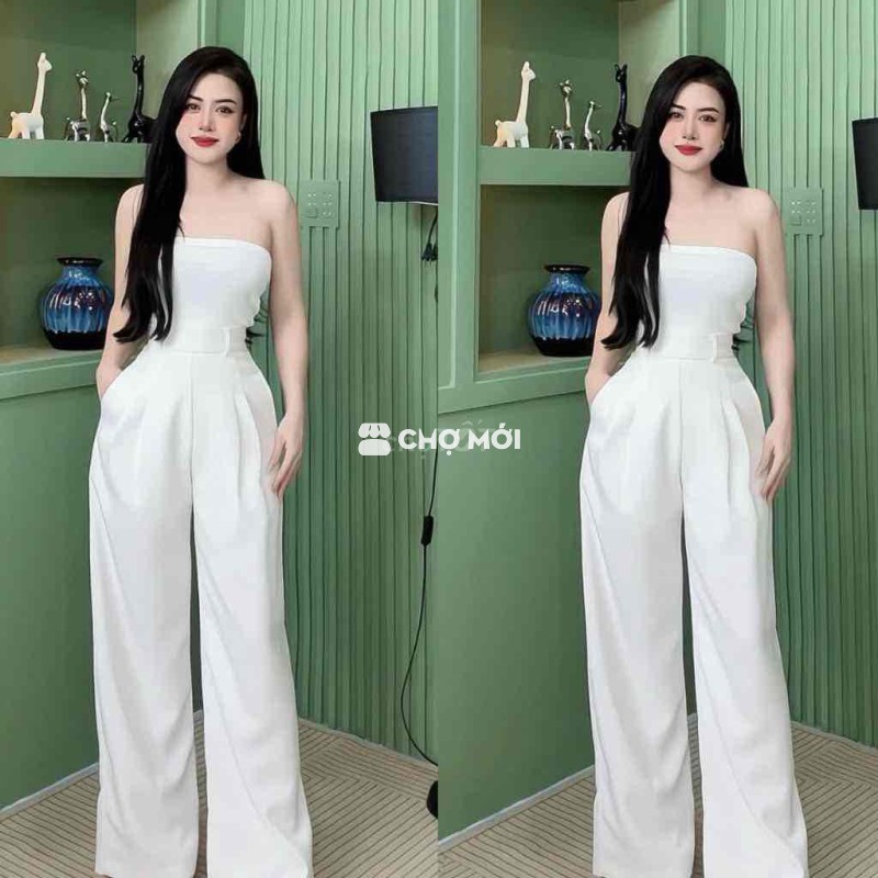 Quần hách dáng màu trắng size L