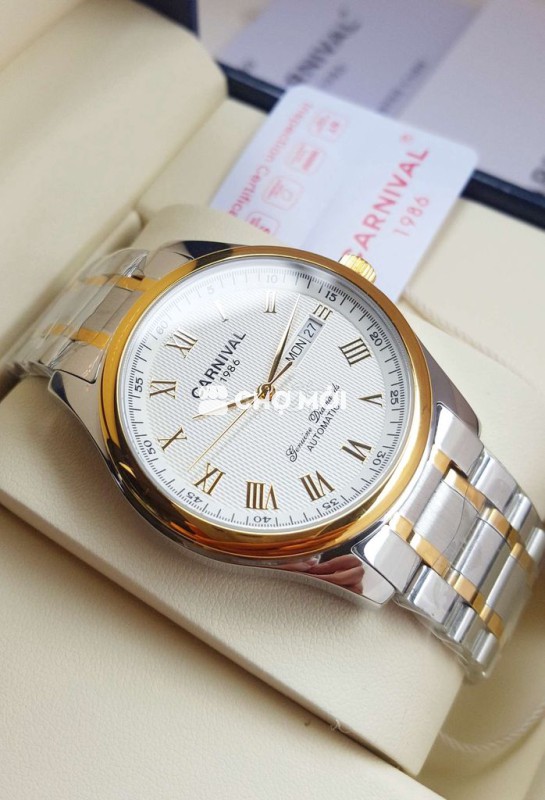 Siêu Phẩm Hàng Hiếm Full Box Cơ Thép Đúc Bọc Vàng