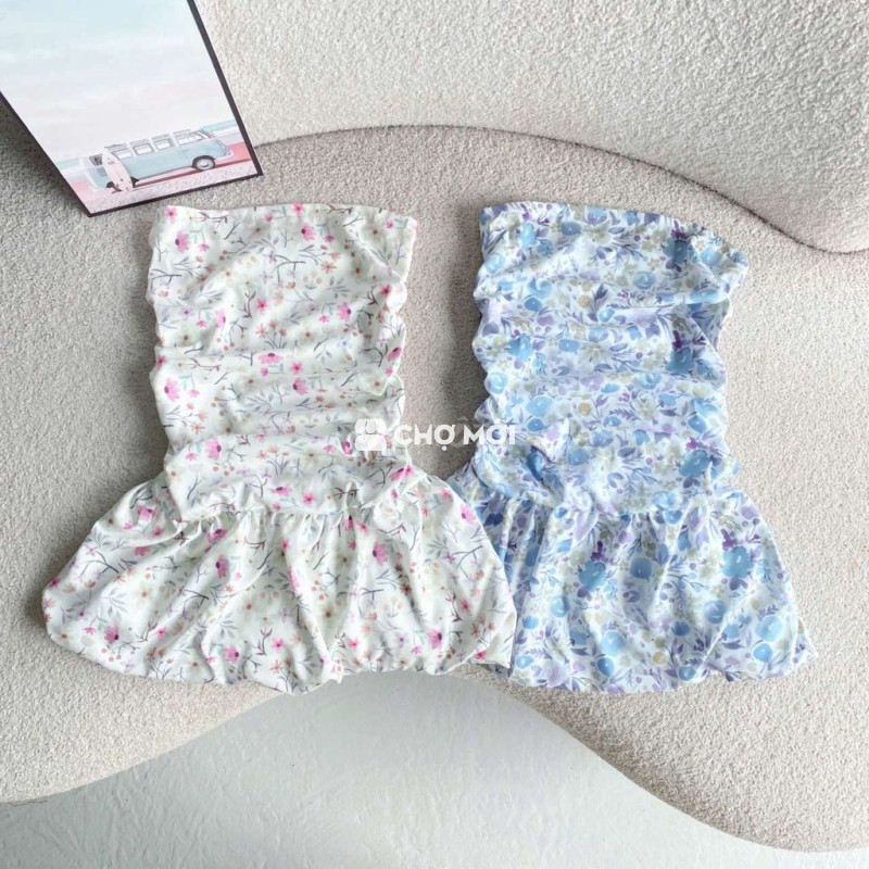 Áo ống dáng xòe kiểu babydoll 69🐠